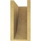 Ekena Millwork 6"W x 12"D x 12"H Classic Durham Rough Cedar Woodgrain TimberThane Corbel, Primed Tan CORUR06X12X12DURRCPR - alternate 4